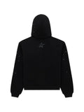 SP5DER Rhinestone Punk V2 long-sleeve hoodie