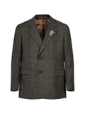 Simone Rocha crystal-embellished checked jacket