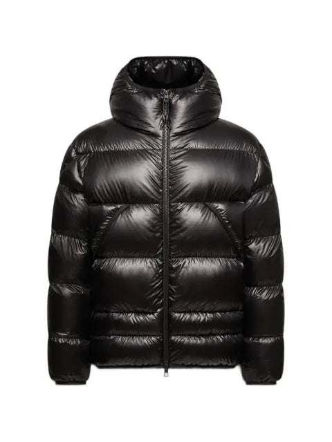 Moncler Anapo hooded mid-length down jacket
