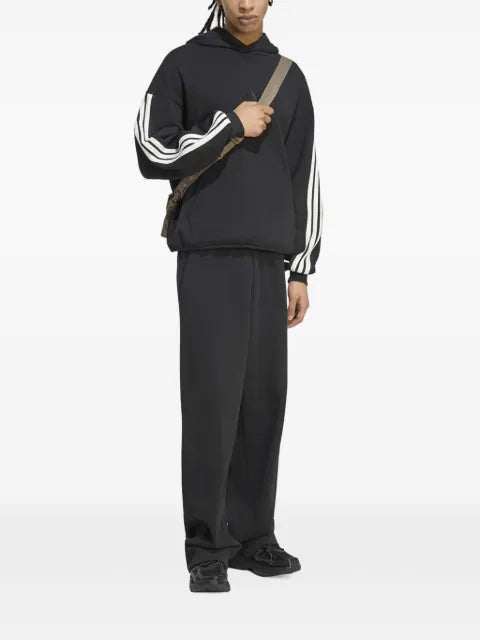adidas logo-embroidered 3-Stripes hoodie