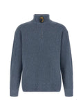 JW Anderson ribbed-knit half-zip sweater