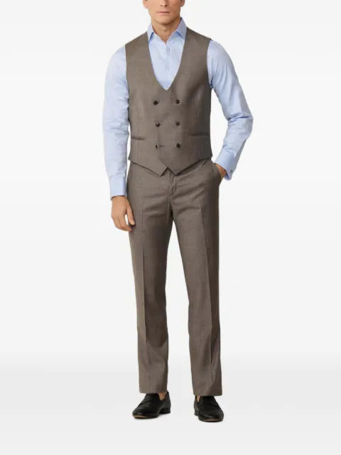 Hackett London double-breasted waistcoat
