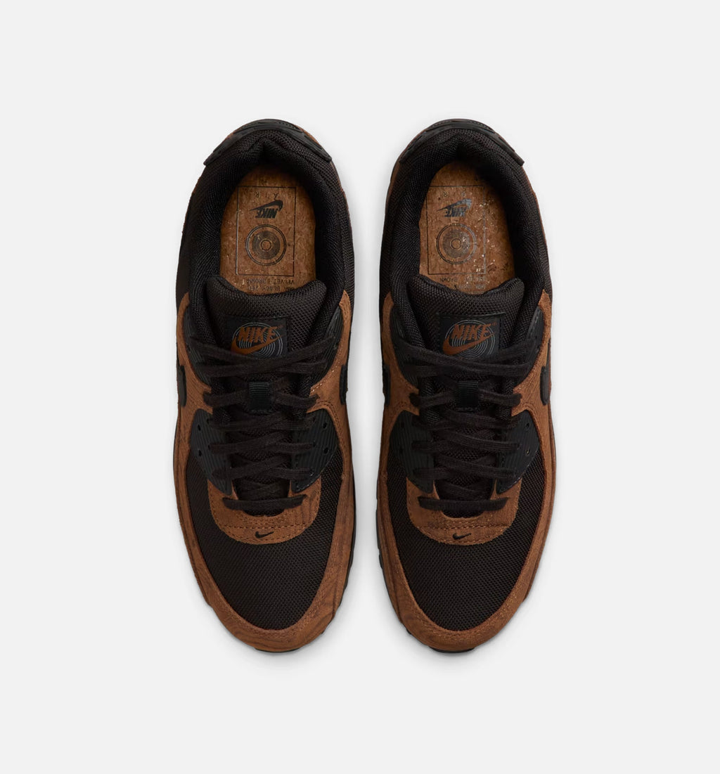 Air Max 90 Premium Men's Shoes - Light British Tan/Velvet Brown/Black