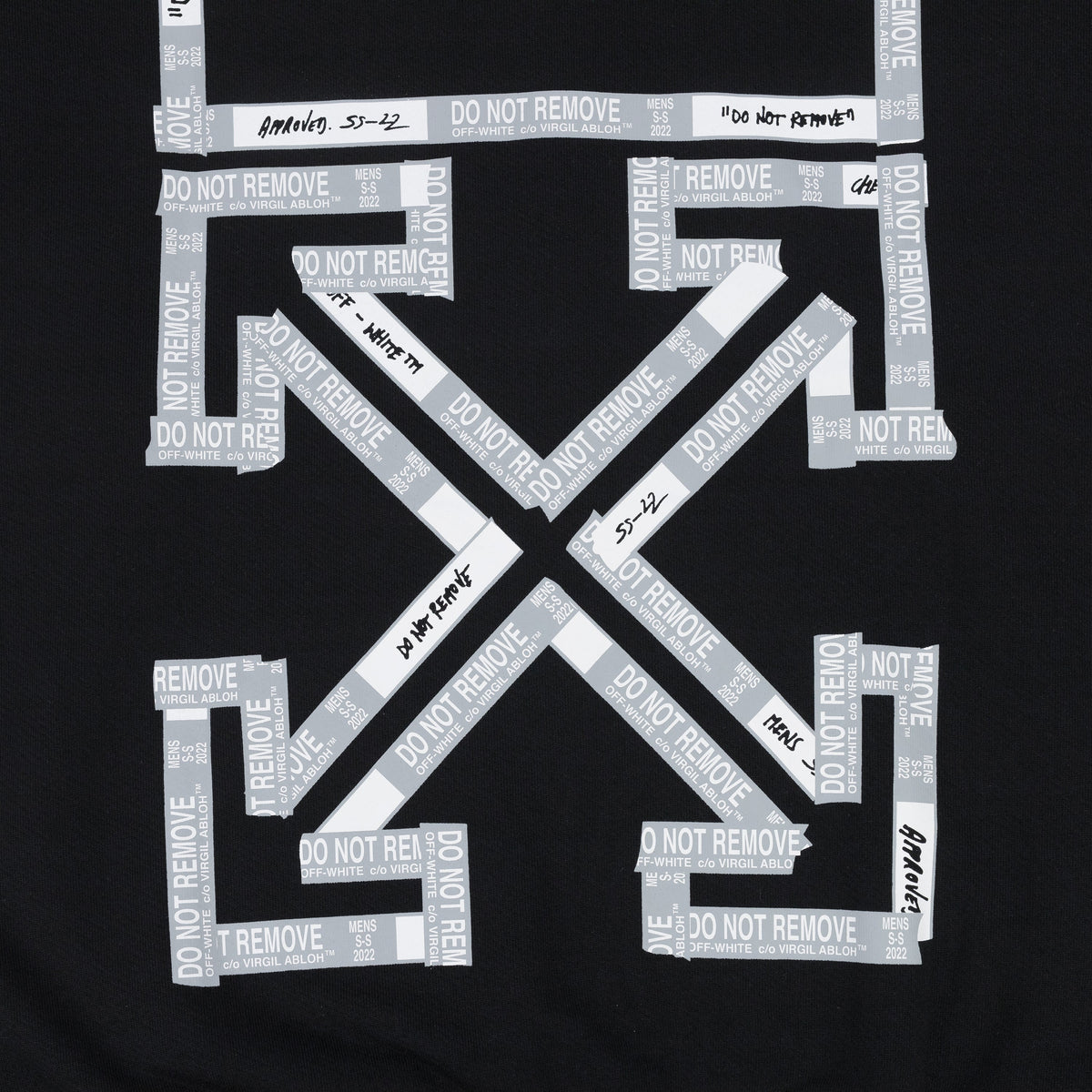 Black Tape Arrow Hoodie