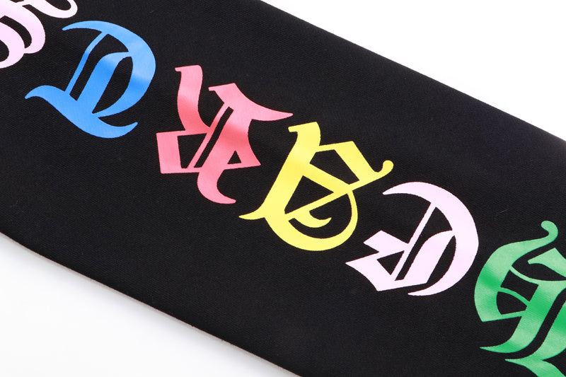 Chrome Hearts Multi Color Cross Cemetery Zip Up Hoodie 5010