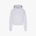 SKIMS Cotton Fleece Hoodie Light Heather Grey