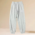Corteiz Alcatraz Oval Logo Heavyweight Sweatpants grey