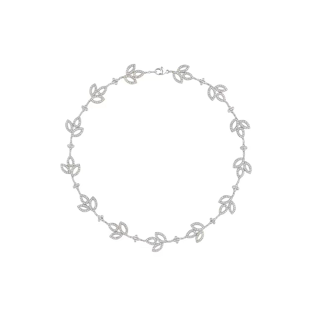 Harry Winston Style Lock Necklace
