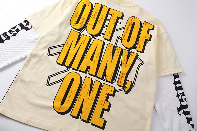 Godspeed Out of Many, One Layered-Look Long-Sleeve T-Shirt