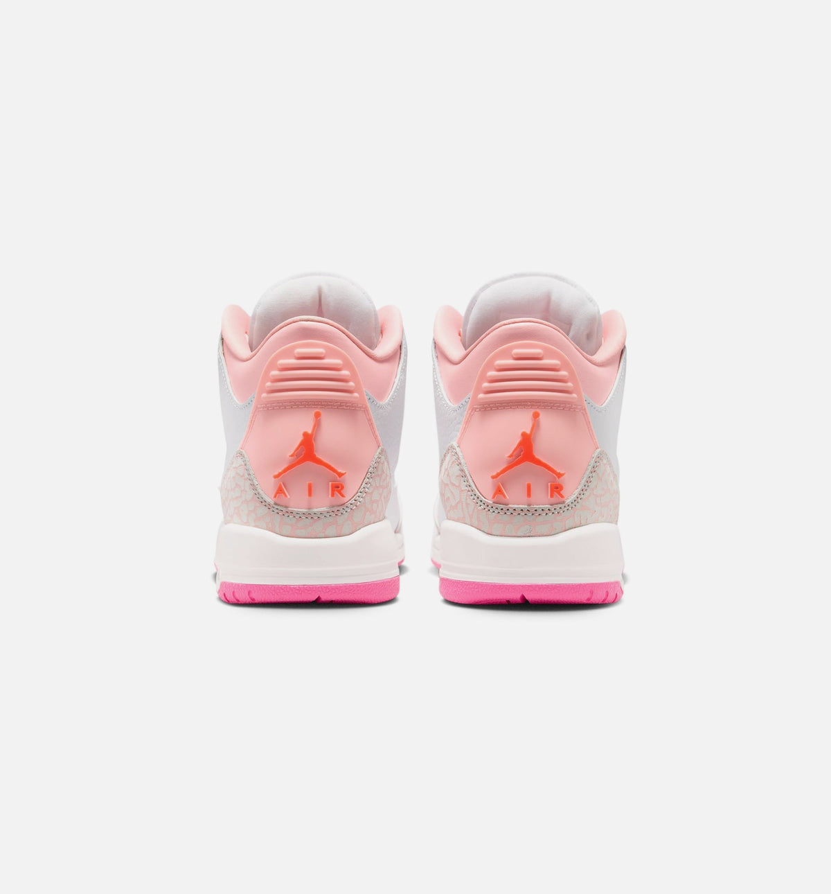 Air Jordan 3 Retro Spring Flowers Grade School Lifestyle Shoe – Pearl Pink/Pink Bloom/Pink Glow/Hyper Orange