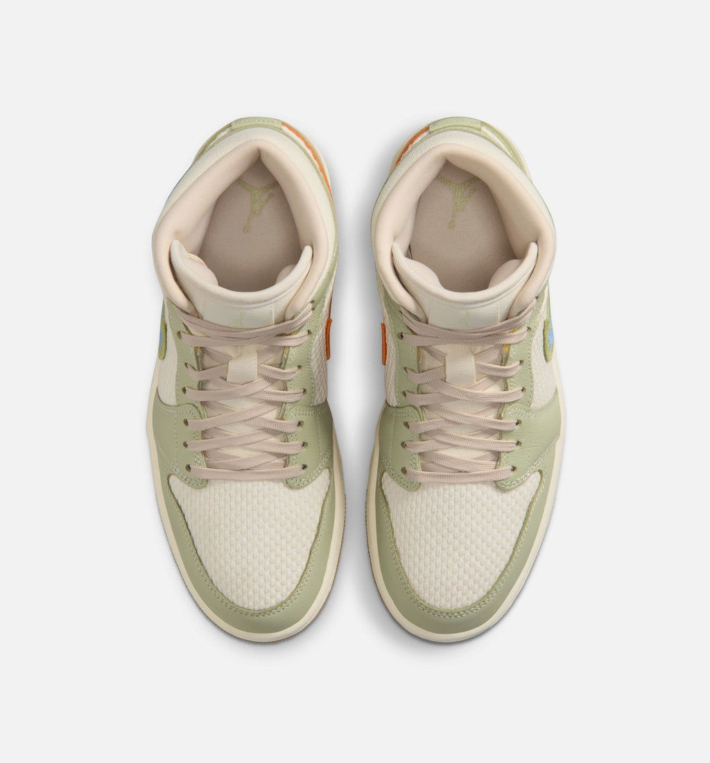 Air Jordan 1 Mid SE Olive Aura Women's Sneakers