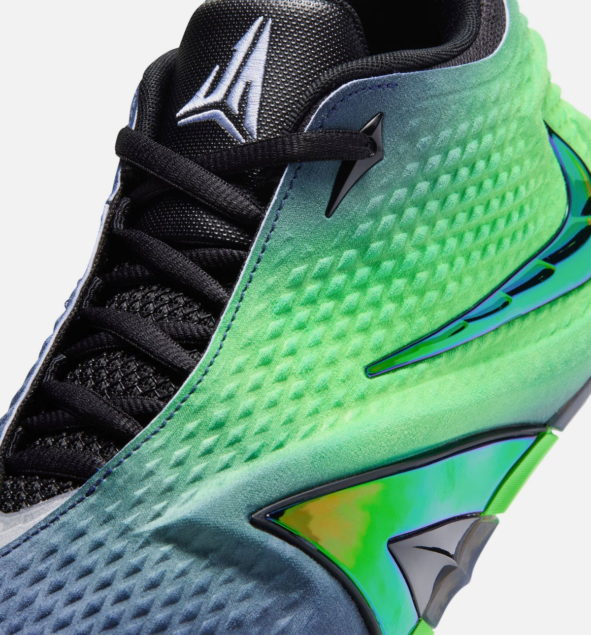 Ja 4 Nightmare Men's Lifestyle Shoes - Obsidian / Black / Voltage Green / Metallic Silver