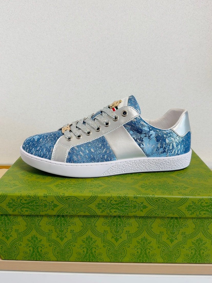 Gucci Men's Patterned Low-Top Sneakers